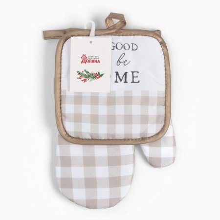 Kit. set 2 pr. 17*17 cm, mittens. 26*16 cm, 100% p/e-5