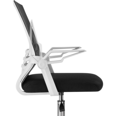 Computer chair Arrow fabric, white/black 62x62x96 cm-9