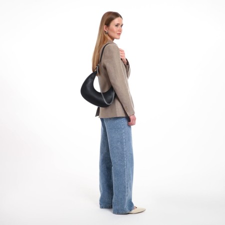 Bag Women's Sobo on the zipper Textura, average size, color black-10