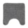 Toilet rug, Shenill, 45x45 cm, microfiber, gray