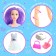 Surprise doll in a tube, with accessories, mix