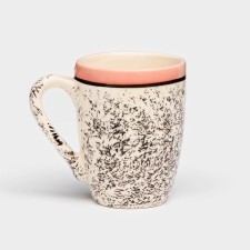 Ceramic Persia mug, 350 ml, pink, 1 variety, Iran