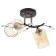 Bruni chandelier 2he27 40W Black 42x25x23cm Bayerlux