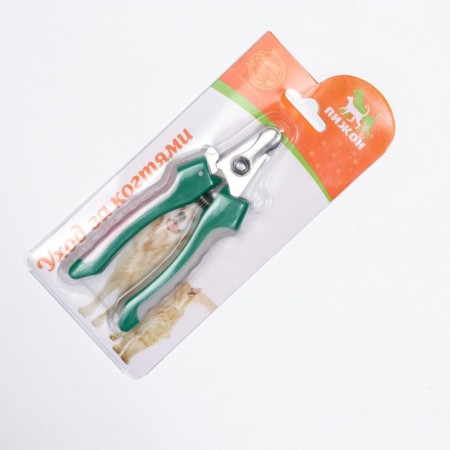 Small side claws with non -stringed handles, a hole of 9 mm, green with gray-4
