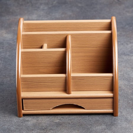 Organizer 5 sections, 1 drawer, series ash shimo light, 20*16.5*15.5-2