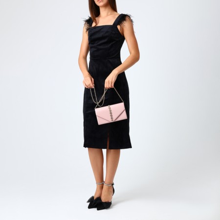 Female bag on a magnet, pink color-7