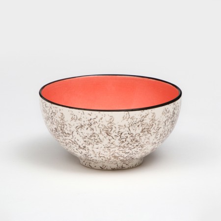 Persia salad bowl, ceramics, pink, 15 cm, 700 ml, 1 variety, Iran-1