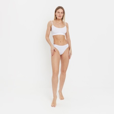 Panties female brazilians, white color (Bianco), size 48 (l)-2