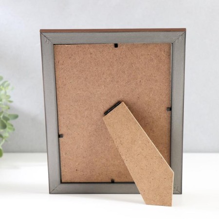 Photo frame plastic 15x20 cm "zigzag" gold 23.5x18.5 cm-2