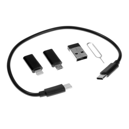Charging 5 in 1, Type-C/Type-C cable, Type-C/Microusb, Type-C/Lightning adapters-2