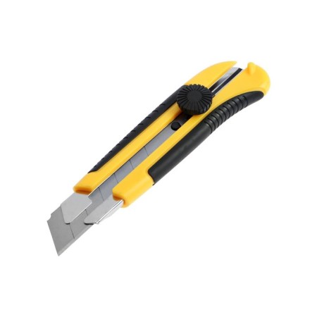 Knife universal tundra, 2K case, metal guide, screw lock, 25 mm-4