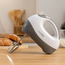 Mixer Luazon LMR-06, manual, 200 W, 5 speeds, 2 nozzles, 