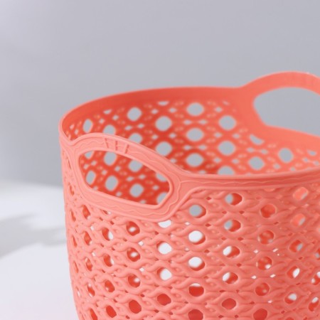 Storage basket "loops", plastic, 12.5 × 12.5 × 10.5 cm, color mix-2