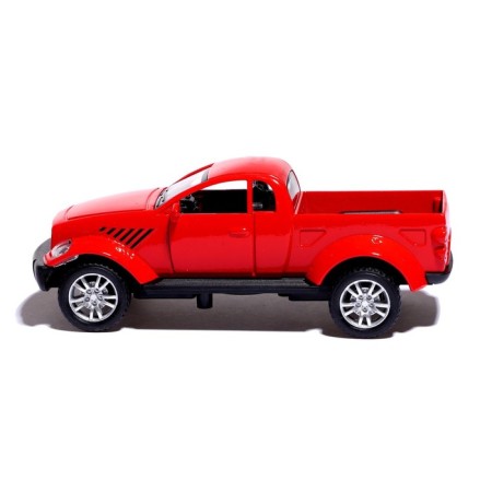 Metal Raptor machine, doors open, 1:32, inertia, red color-1