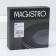 A set of plates of dessert porcelain Magistro Lofty, 6 objects: D = 20 cm, black color