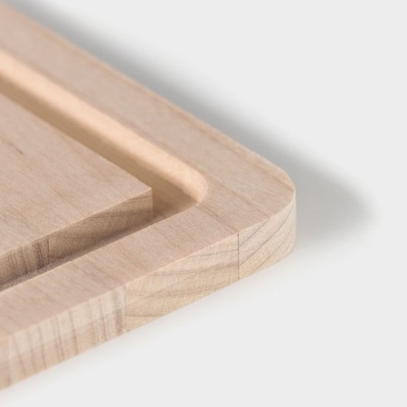 Defense board "Classic" with a gutter, 30x20x0.8, an array of birch-4