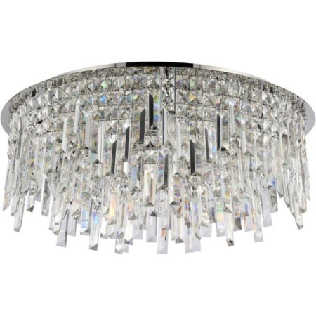 Ceiling chandelier DINARA 6XE14 40W, size 60x60x26 cm, color chromium