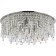 Ceiling chandelier DINARA 6XE14 40W, size 60x60x26 cm, color chromium