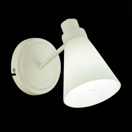 Wall lamp EVOLUCE. Sle103501-01. Biane. 1x40 W, E14, 12x18 cm, white color-1