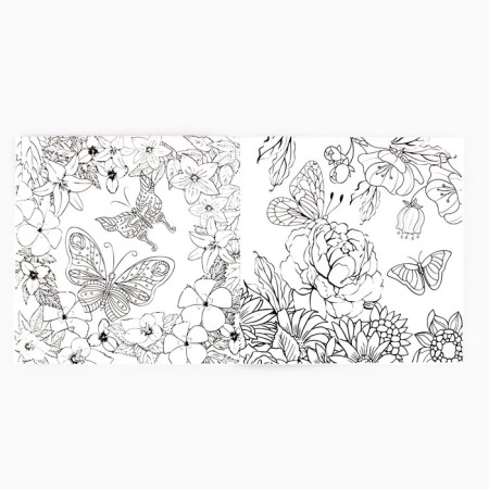 Coloring - anti -stress "Flower patterns", 20 p.-5