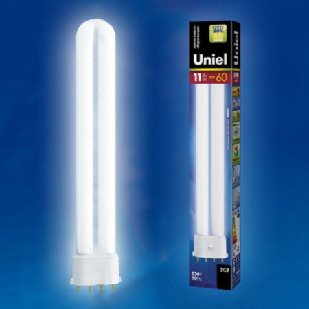 Luminescent Luminescent Uniel, 2G7, 11 W, 4000K, white glow