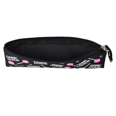 Penal soft, 1 department, 60 x 195 mm, flat, Phoenix "Game Over Chups" Black 59453-1