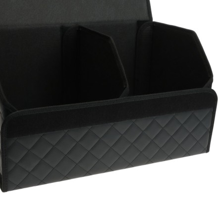 Organizer COFR in the car Cartage Sakvoyazh, eco -leather quenching, 50 cm, black-6
