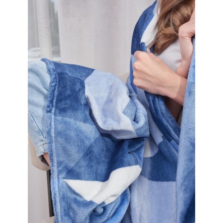 Topaz blanus, size 200x220 cm, blue color-4