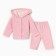 Costume: sweatshirt and pants crumb I, height 80-86 cm, pink