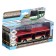 Metallic trolleybus, 1:72, inertial, burgundy color
