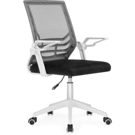 Computer chair Arrow fabric, white/black 62x62x96 cm