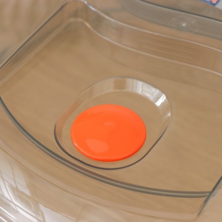 SCF cover, d = 26 cm, with a valve, smoky color-2