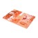 Notepad A6, 40 sheets in the Apricot Crush cage, hard cover, glossy lamination, offset block