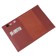 Passport cover, map for maps, red color