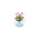 Pillow Roller "Flowers in a vase, decorative, size 16x45 cm