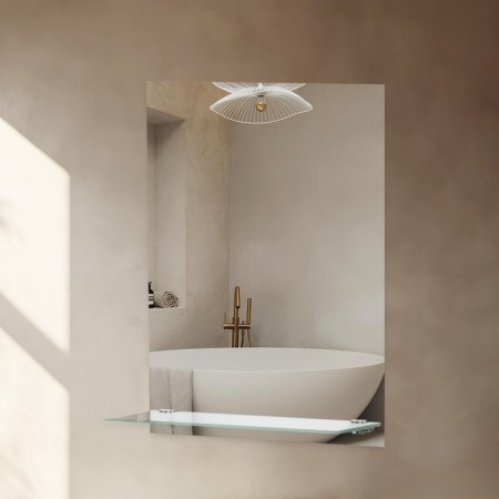 Mirror, wall, with a shelf, 30 × 40 cm