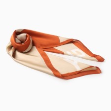 Women's scarf minku rr 70*70 cm, col. orange