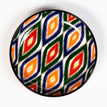 Largan Rishtan ceramics "Atlas", 25 cm, multi -colored-4