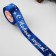 Atlase tape “Happy New Year!”, 40 mm, 23 ± 1 m, blue/white color No. 122