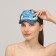 Mask for sleeping with gel liner "Van Gogh", 19 × 10 cm, elastic band is single, the color is blue