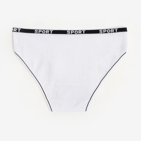 Women's cowards, white color, size 42-44-2