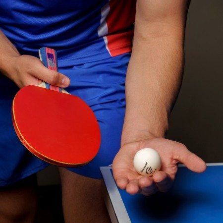 Boshika Control 9 table tennis racket, for beginners, a 1.8 mm sponge, a conical handle-9