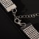 Choker "Grace of sparks", thin, black-silver color, l = 30 cm