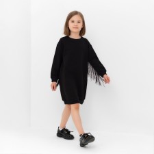 Dress for Minaku girl, black color, height 134 cm