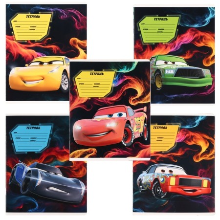 Notebook in a ruler of 12 sheets, 5 types of mix, cover coated cardboard, cars-7