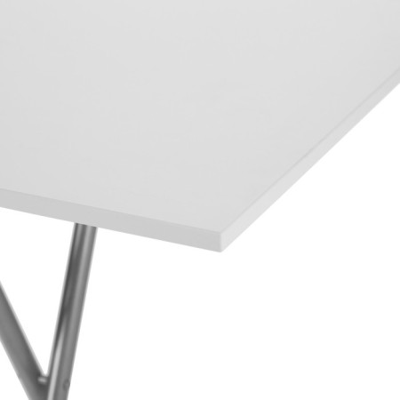 Folding Riviera table, 1200x600x750, white/gray-2