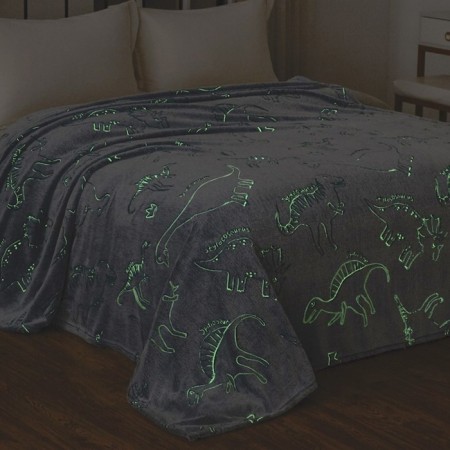 Plaid luminous Free House Dino 150x200cm, Aerosoft 190GM, PE100%-2