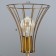 Board Lamp "Chilly" E27 40W gold 18x18x29cm Risalux