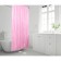 Rigone bathroom curtains, 180 x 200 cm, pink color