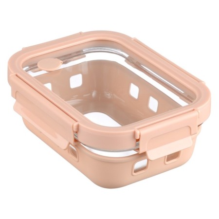 Container for baking, storage and carrying of products in the Smart Solutions cover, beige color, 640 ml